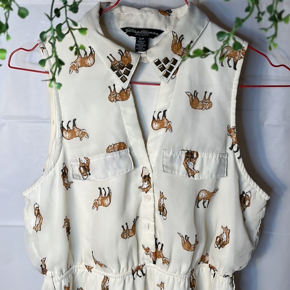 Streetwear Society mini dress foxes‚ S/P - Picture 4 of 10